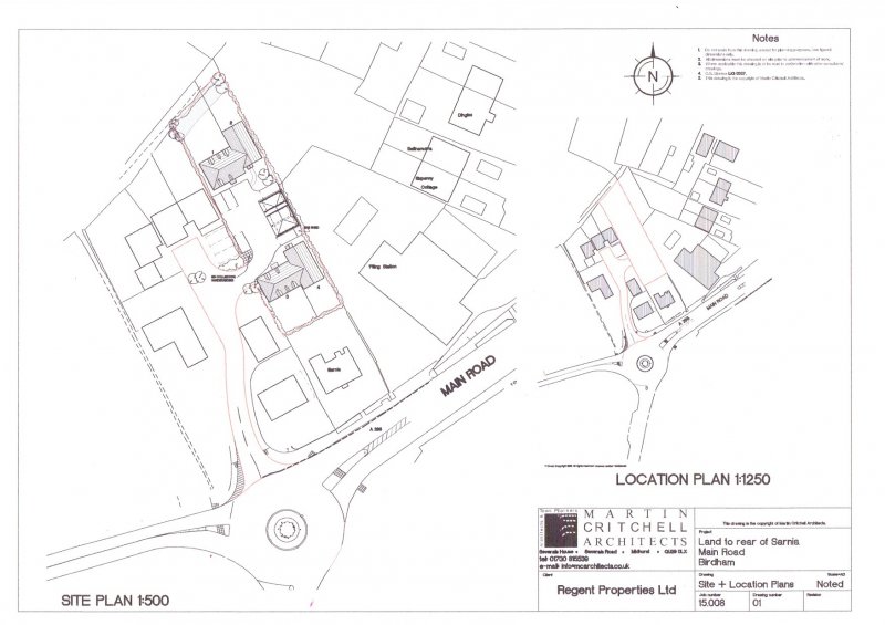 site and location plan